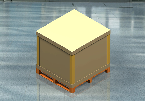 Palletized Corrugated Container